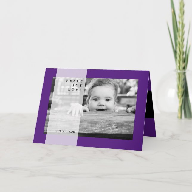 GOD JUL Peace Joy Kärlek Helgdag Card Helgkort (Framsida)