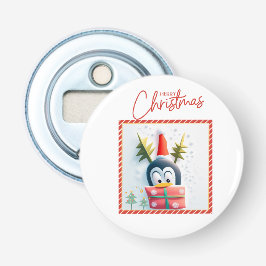 God jul Penguin Flasköppnare