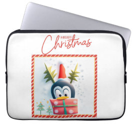 God jul Penguin Laptop Fodral