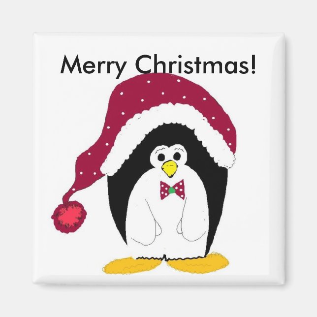 God jul Penguin - magnet (Framsidan)
