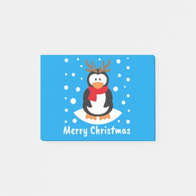 God jul Penguin Post-it Block (Framsida)
