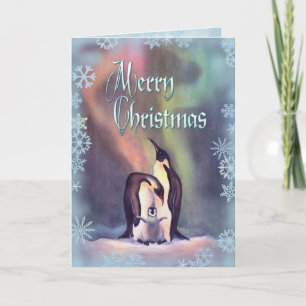 GOD JUL PENGUINER AV SHARON SHARPE HELGKORT
