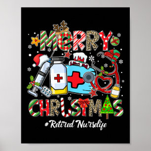 God Jul Pensionerad Sjuksköterska Liv Män Kvinnor Poster
