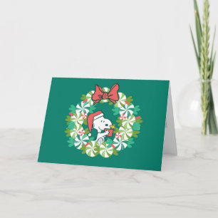 God Jul Pepparkaka Holiday Krans Helgkort