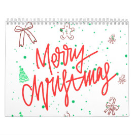 God Jul Pepparkaksdesign. Kalender