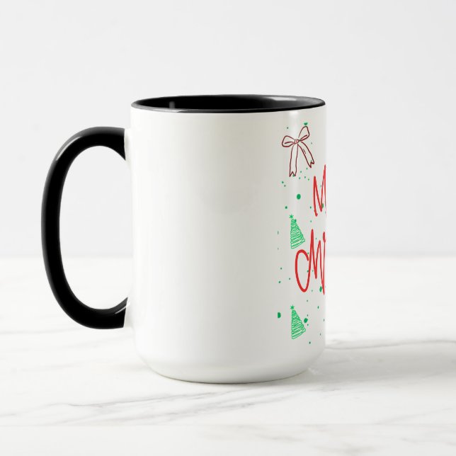 God Jul Pepparkaksdesign.  Mugg (Vänster)