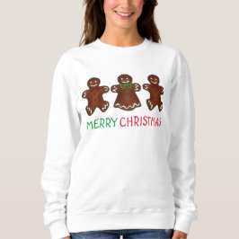 God jul Pepparkaksgubbe Cookies Sweatshirt Tee Shirt