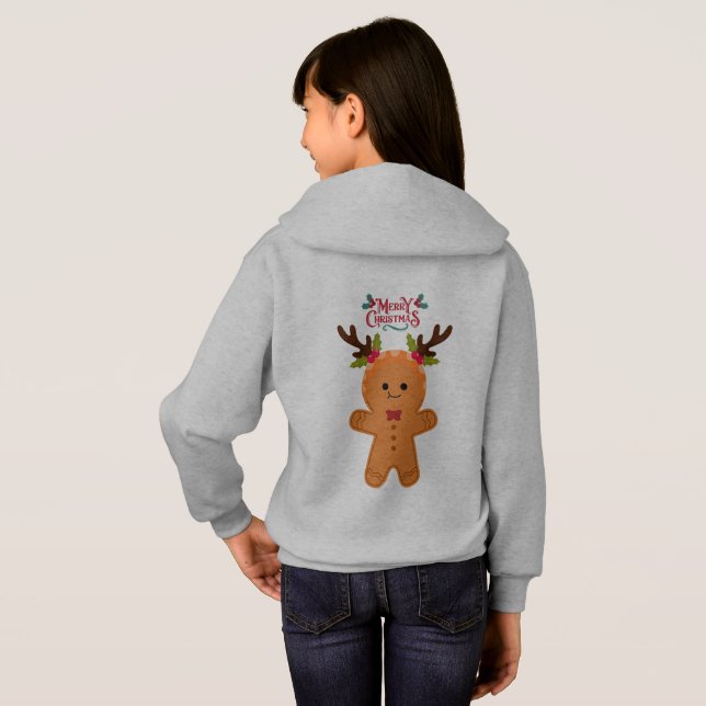 GOD JUL PEPPARKAKSGUBBE REINDEER T SHIRT (Hel baksida)