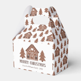 God Jul Pepparkakshus & Träd Presentaskar