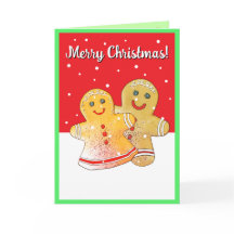 God Jul Pepparkakskort