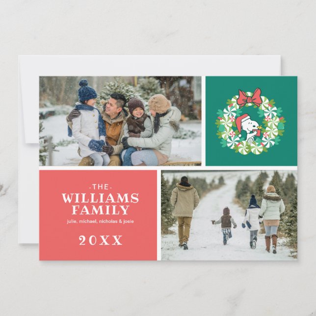 God jul Peppermint Helgdag Utandning Julkort (Framsida)