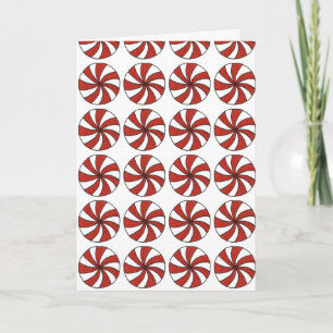God jul Peppermint Mint Candy Helgdag Helgkort