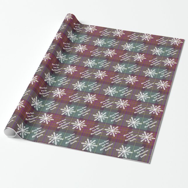 God jul personlig betald presentpapper (Utrullad)