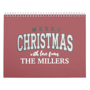 God Jul Personlig Familjefest 2025 Kalender