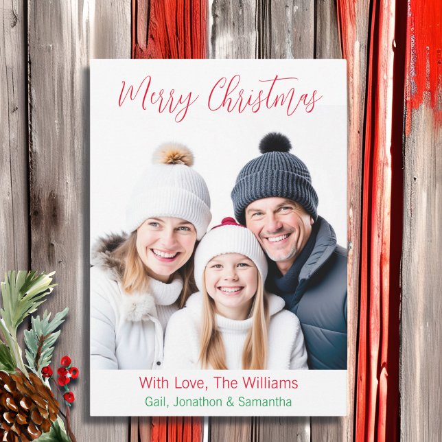 God jul | Personlig-familjen Bild Julkort (Skapare uppladdad)
