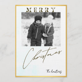 God Jul Personlig Foto Högtid Inbjudningar