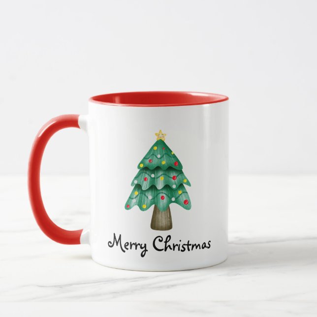 God Jul Personlig Foto  Mugg (Vänster)