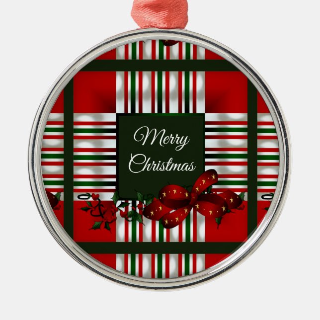 God jul Personlig Julgransprydnad Metall (Framsidan)