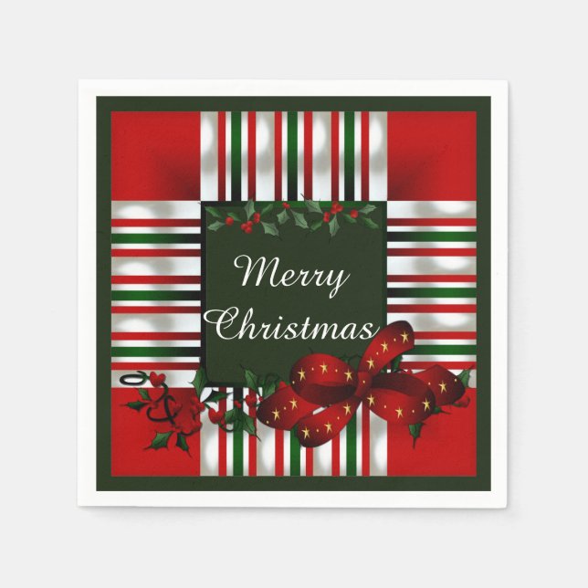 God jul Personlig Pappersservett (Framsidan)