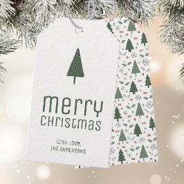 God Jul Personlig Presentetikett