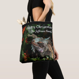 god jul Pet Iguana Tropical Personalize Tygkasse