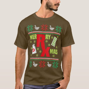 God jul Pharmacy Tech Pharmacist Ugly jul T Shirt