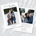 God jul Photo Collage Julkort<br><div class="desc">Det här vackra Helgdag kan vara personlig med din familj namn och foton</div>