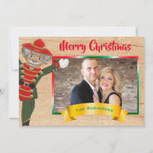 God jul Photo Collage Nutcracker Hälsning