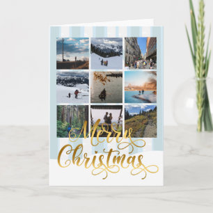 God jul Photo Colleting Greeting Card Kort
