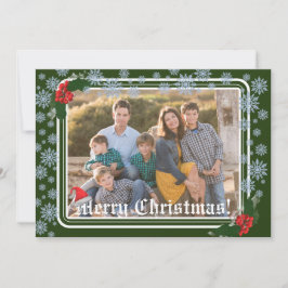 God jul Photo Flat julkort