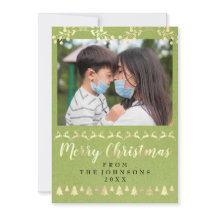 God jul Photo Guld Smoky Blue Kraft Modern