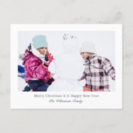 God jul Photo Helg Vykort