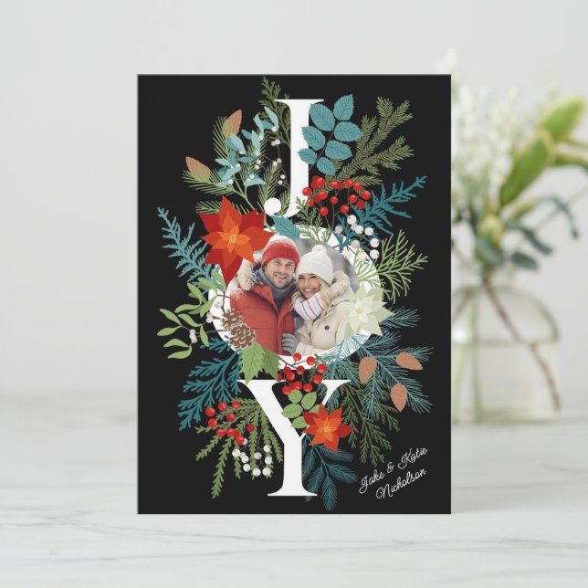 GOD JUL Photo Julkort (Stående Fram)