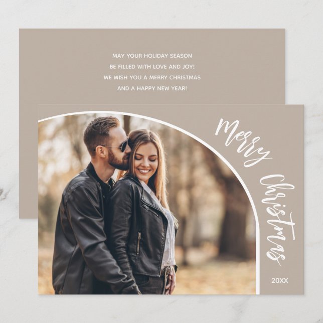 God jul Photo Julkort (Fram/baksida)