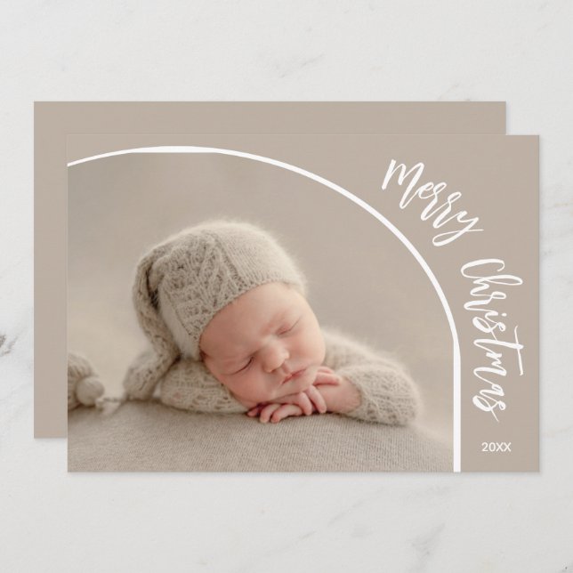 God jul Photo Julkort (Fram/baksida)