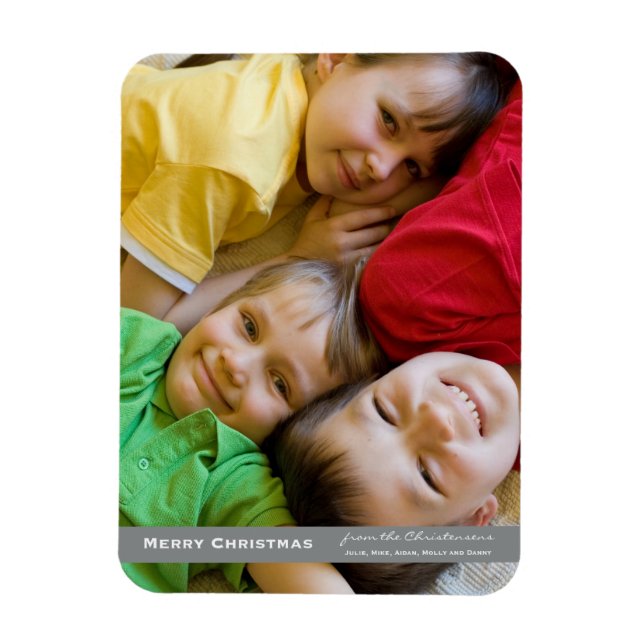 God jul Photo Magnet (Vertikal)