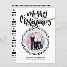 GOD JUL PHOTO Modern Festive Robin Julafton Inbjudningar