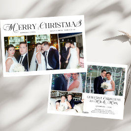 God jul Photo Newlyged Par jul Julkort