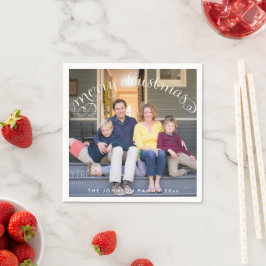 God jul Photo Papper Napkins Pappersservett