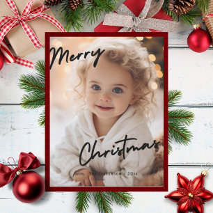 God jul Photo Personlig Helgdag Helg Vykort