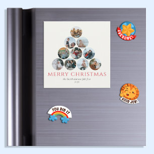 God jul Photo Red Refrigerator Magnet