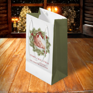 God jul Photo Watercolor Greenery Wandan