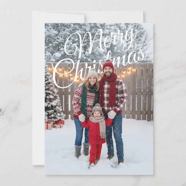 God Jul PhotoPop-kort Julkort (Framsida)