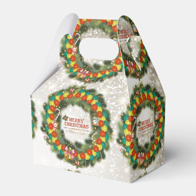 God jul Pickleball 1 Presentaskar (Framsidan Sidan)