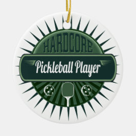 God jul Pickleball Player Träd Ornament