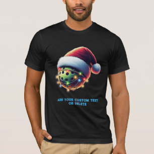 God Jul Pickleball Tomtehatt Pickleballspelare T Shirt