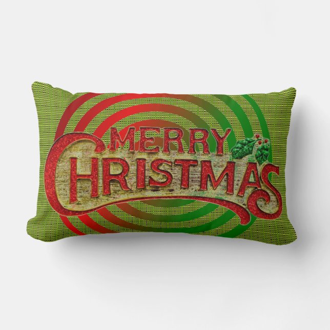 God jul Pillow Lumbarkudde (Framsida)