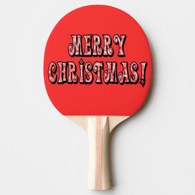 God jul! pingisracket (Framsidan)