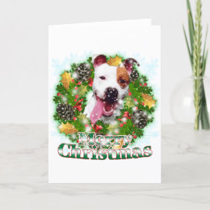 God jul Pitbull Helgkort