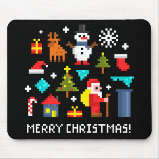 God jul-pixeltecknader musmatta